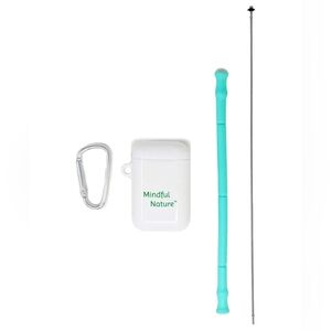 Mindful Nature Silicone Straw With Case
